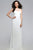 Humble Ruched Chiffon Dress with Illusion Sweetheart Neckline 7774E