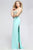Astonishing Sweetheart Jersey Gown with Rhinestones 7782
