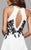 7864 Ottoman High Neck Cocktail Dress with Lace Applique