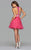 7872 Short Tulle Cocktail Dress with Beaded Bodice