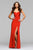 Classic Strapless Sweetheart Satin Gown with Side Drapes 7891E