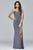 Classic Strapless Sweetheart Satin Gown with Side Drapes 7891E