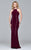 7917 Long jersey dress with halter neck