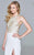 7924 Jersey dress with beaded bodice