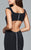 7988 Long stretch ottoman dress with zipper detail
