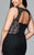 9411 Short cocktail dress with bead details