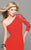 s6978 Beaded One Shoulder Sheath Dress
