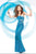s7151 Sequined Semi-sweetheart Sheath Dress