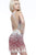 Radiant Jewelled Sheer Cocktail Dress S7158