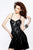 s7220 Beaded Chiffon A-line Dress