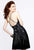 s7220 Beaded Chiffon A-line Dress