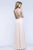 Embellished Chiffon Illusion Long Evening Gown S7376
