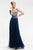 Embellished Chiffon Illusion Long Evening Gown S7376
