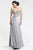 Embellished Chiffon Illusion Long Evening Gown S7376