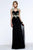 s7535 Embellished Bateau Column Dress
