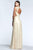 s7535 Embellished Bateau Column Dress