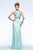 s7537 Two Piece Beaded Jersey Dress