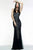 s7567 Gold Beaded Sweetheart Dress