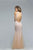 s7732 Beaded High Halter Neck Trumpet Gown