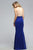 Astounding  Sheer and Neoprene Mermaid Dress S7749