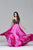 s7947 Long ball gown with appliqued bodice and mikado skirt