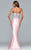 s7963 Mikado mermaid skirt with lace applique