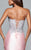 s7963 Mikado mermaid skirt with lace applique