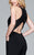s8010 Long jersey jumpsuit with sequin bodice