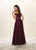 May Queen - Ruched Off Shoulder Bridal Dress MQ-1515 In Purple