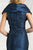 Feriani Couture - 18578SH Lace Ornate Sweetheart Off-Shoulder Dress In Blue