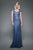 Tadashi Shoji - Nowak Sequin Embroidered Gown - Petite In Blue