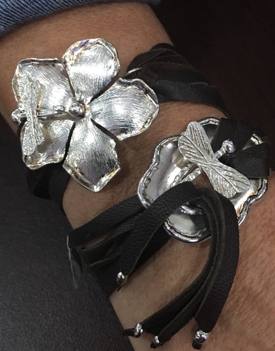 Dragonfly Flower Bracelet (Top)