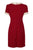 Betsey Johnson - FN04K39 Embellished Bateau Sheath Dress In Red