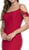 Beaded Off-Shoulder Georgette Mermaid Gown