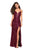 La Femme - 26937 Sequined Deep V-neck Sheath Dress In Pink