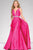 Long Embellished V Neck Prom Dress 42401