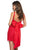 Sherri Hill - 53196 Lace Scoop Back Bow Short Dress In Red