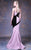 MNM COUTURE - G1044 Two Tone Embellished Mermaid Dress In Pink and Black