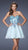 GiGi - Sequin and Stone Embellished Lace Strapless Babydoll Dress 19973 In Multi-Color