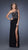 La Femme - 19866 Embellished One-Shoulder Prom Dress in Black
