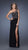 GiGi - Embellished One-Shoulder Prom Dress 19866 In Black