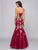 Glow by Colors - G708 Gilt Embroidered Trumpet Gown in Red