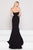 Glow by Colors - G779 Sweetheart Scuba Dress with Detachable Skirt In Black