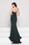 Glow by Colors - G779 Sweetheart Scuba Dress with Detachable Skirt In Green