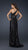GiGi - Stunning Sequined Asymmetric Sheath Gown 17483 In Black