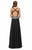 V Neck Sleeveless Long Dress GL1113