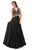 V Neck Sleeveless Long Dress GL1113