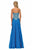 Strapless Embellished Long Dress GL1132