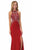 Halter Long Gown with Slit GL1302