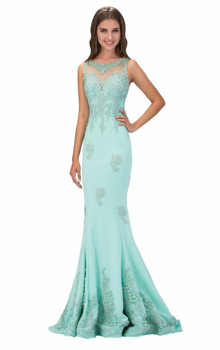 Sleeveless Floral Long Dress GL1318